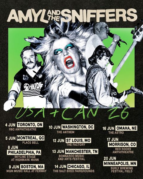 Amyl and The Sniffers NA Tour Poster