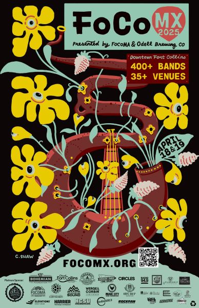 FoCoMX 2025 Official Poster by Chris Shaw