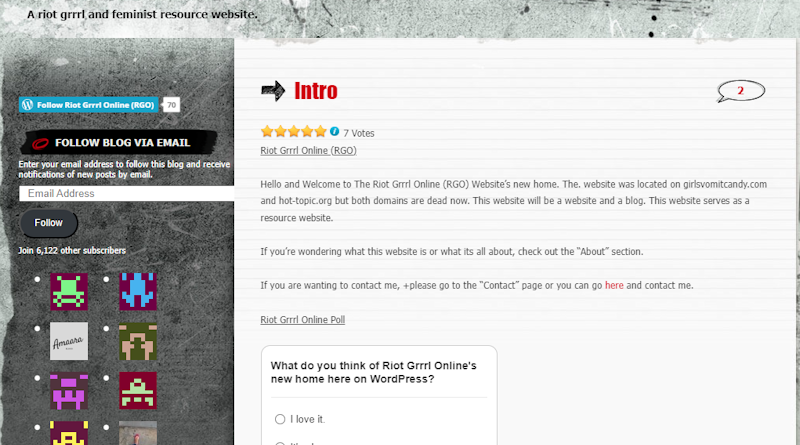 riot grrrl online